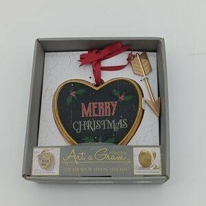 Art a Gram Merry Christmas Heart NIB